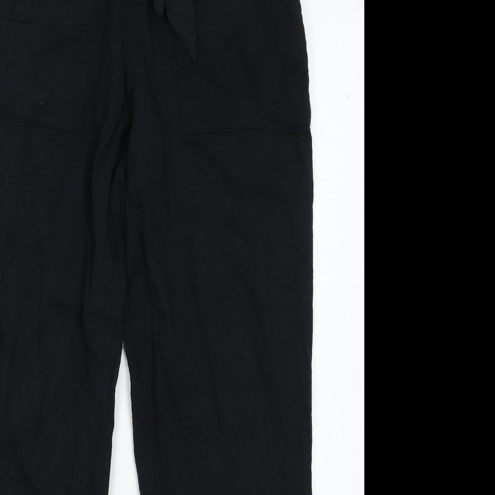 Per Una Womens Black   Trousers  Size 12 L29 in