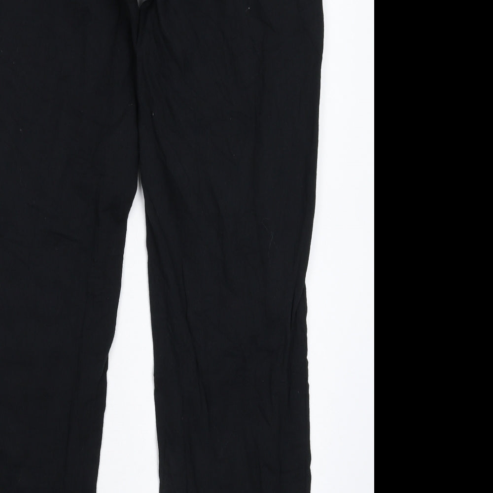 Per Una Womens Black   Trousers  Size 12 L29 in