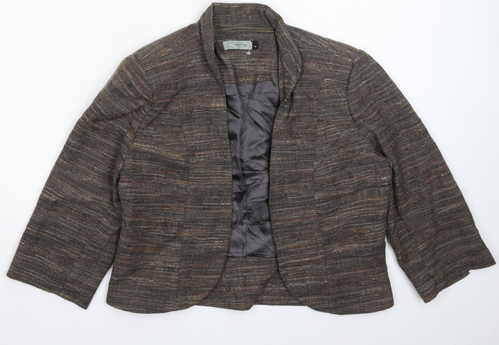 Red Herring Womens Geometric Jacket Blazer Size 12