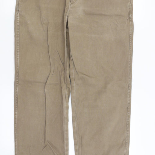 Wolsey Mens Beige   Straight Jeans Size 34 in L30 in
