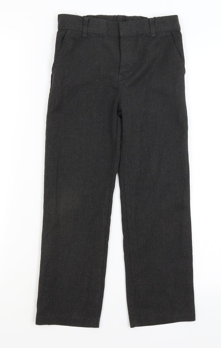 F&F Boys Grey Dress Pants Trousers Size 7-8 Years