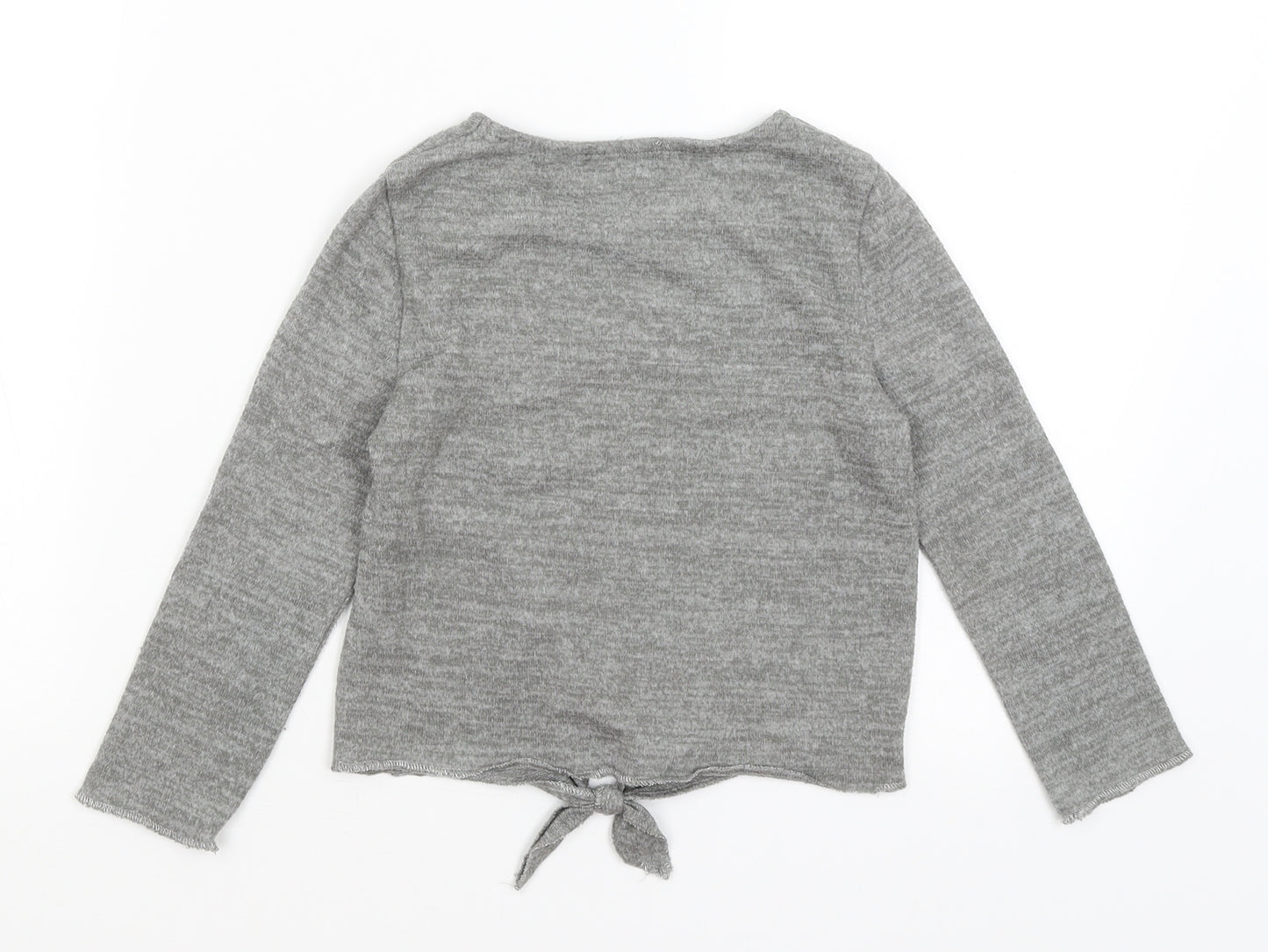 Kiabi Girls Grey   Basic T-Shirt Size 5 Years