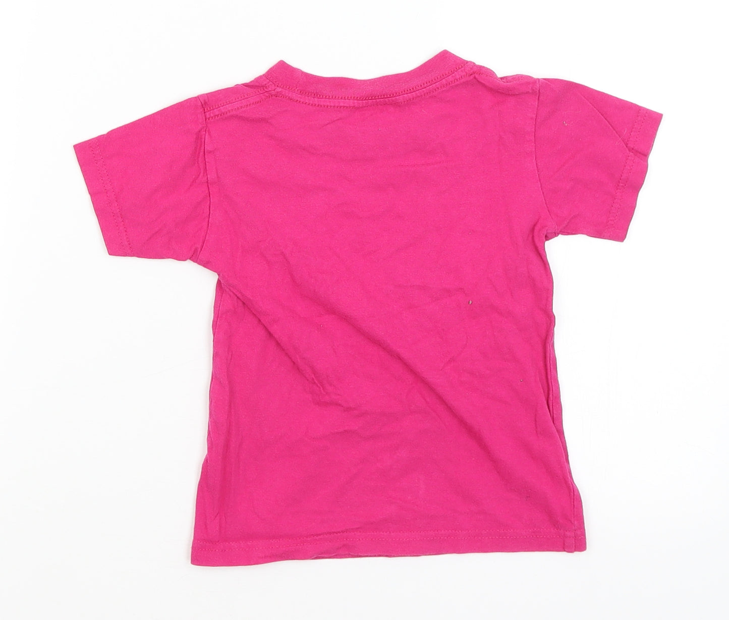 Otranto Girls Pink   Basic T-Shirt Size 4 Years  - Love Salou