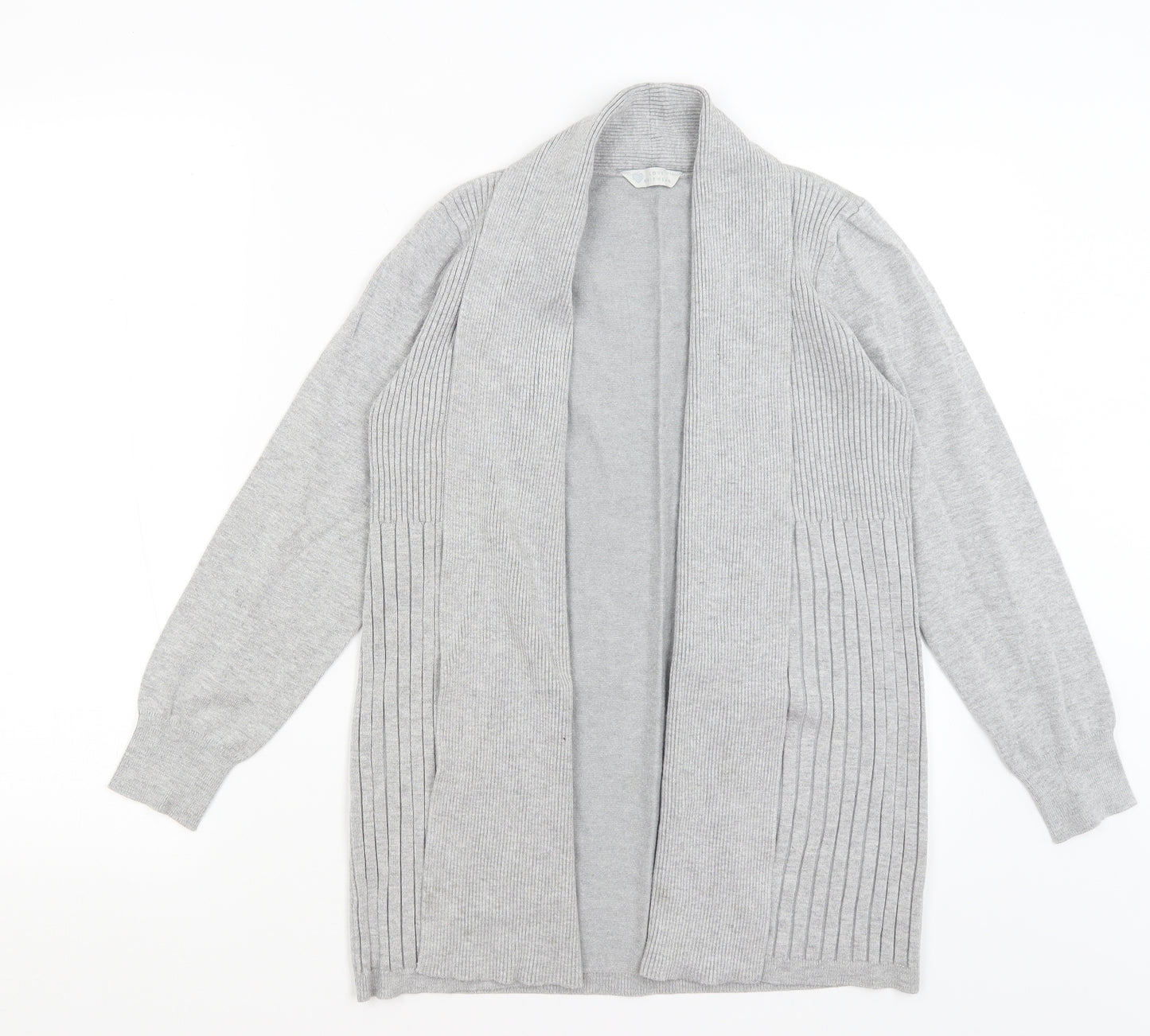 BHS Womens Grey   Cardigan Jumper Size 12