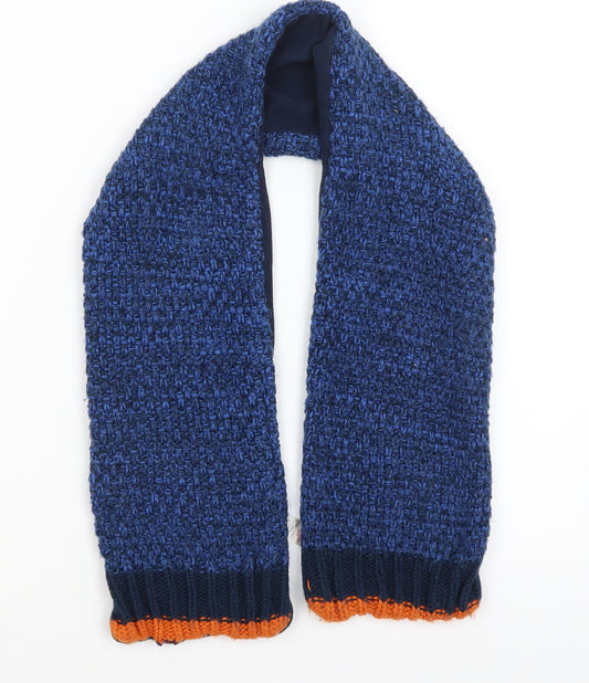George Boys Blue Colourblock  Scarf  One Size