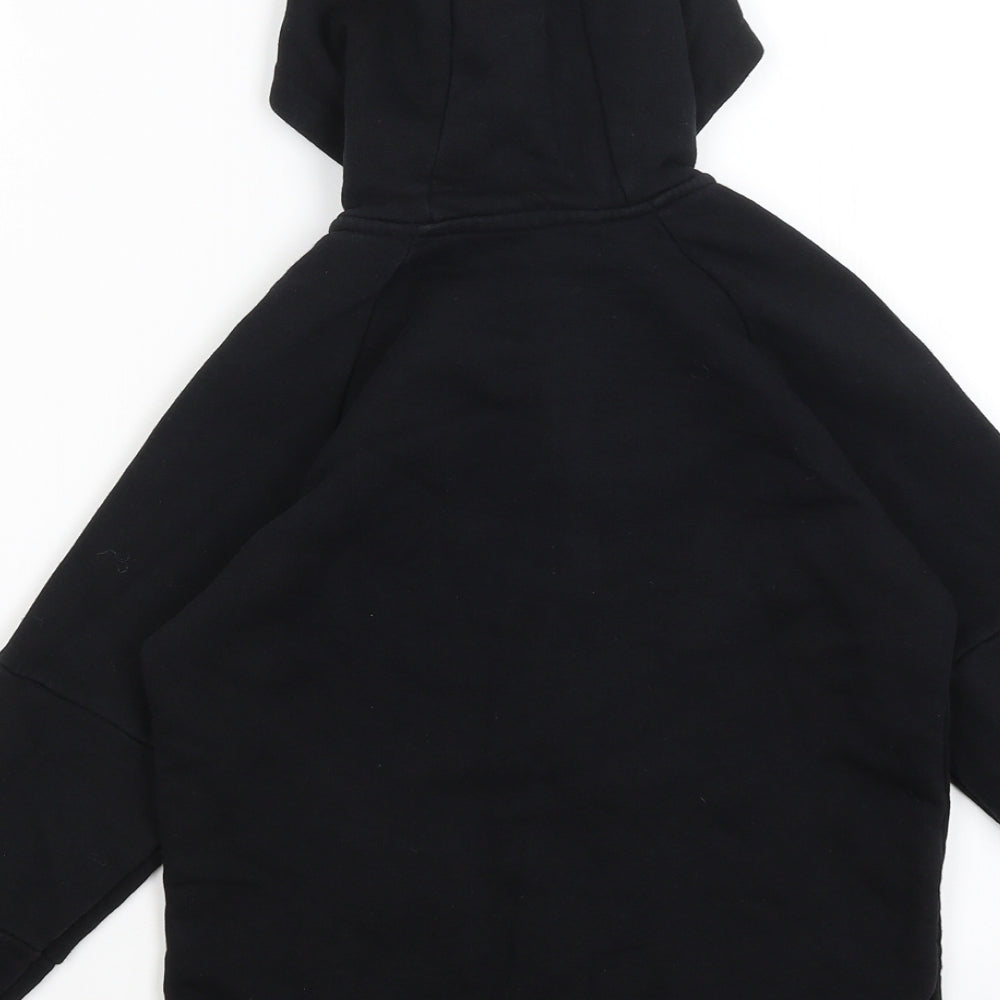 George Boys Black   Full Zip Hoodie Size 8-9 Years