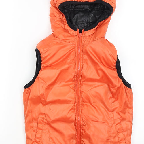 Jump & Fish Womens Orange   Gilet Coat Size S