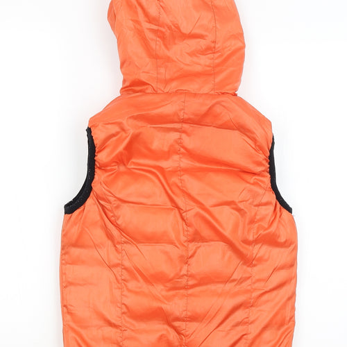 Jump & Fish Womens Orange   Gilet Coat Size S
