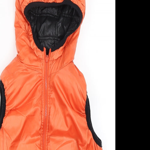 Jump & Fish Womens Orange   Gilet Coat Size S