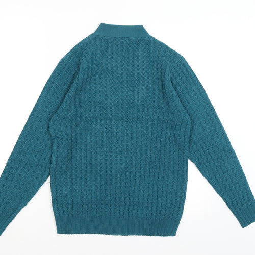 Damart Womens Blue   Cardigan Jumper Size 8