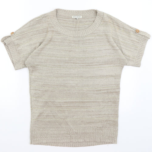 Tommy & Kate Womens Beige   Pullover Jumper Size 12