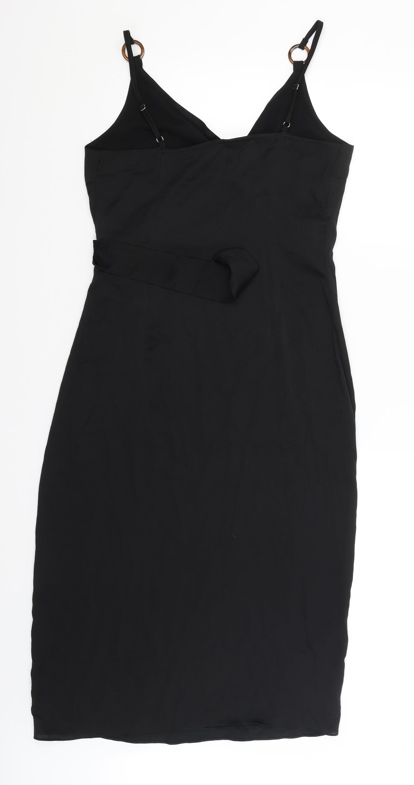 River Island Womens Black   Wrap Dress  Size 12