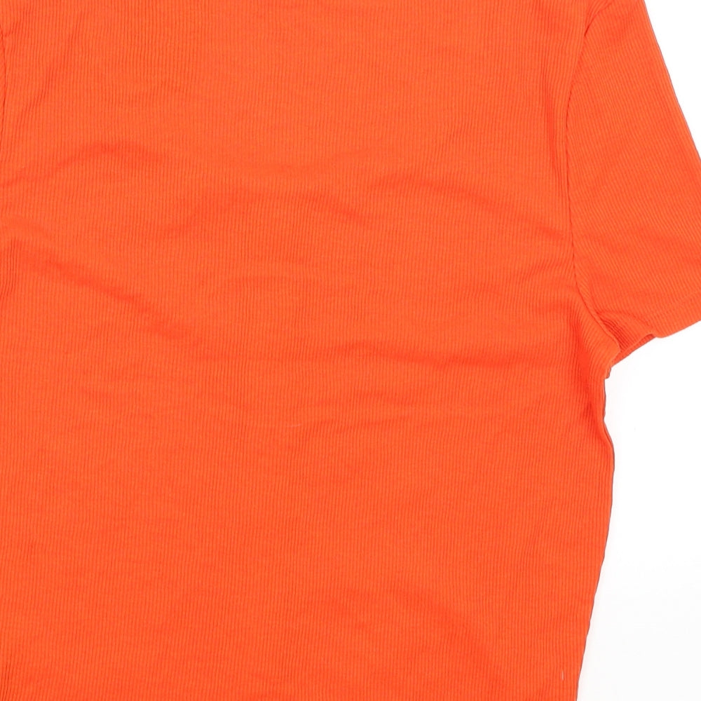 New Look Womens Orange   Basic T-Shirt Size 14