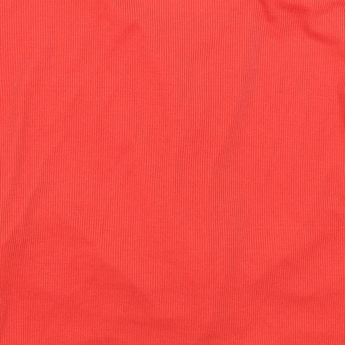 Missguided Womens Red   Cropped T-Shirt Size 12