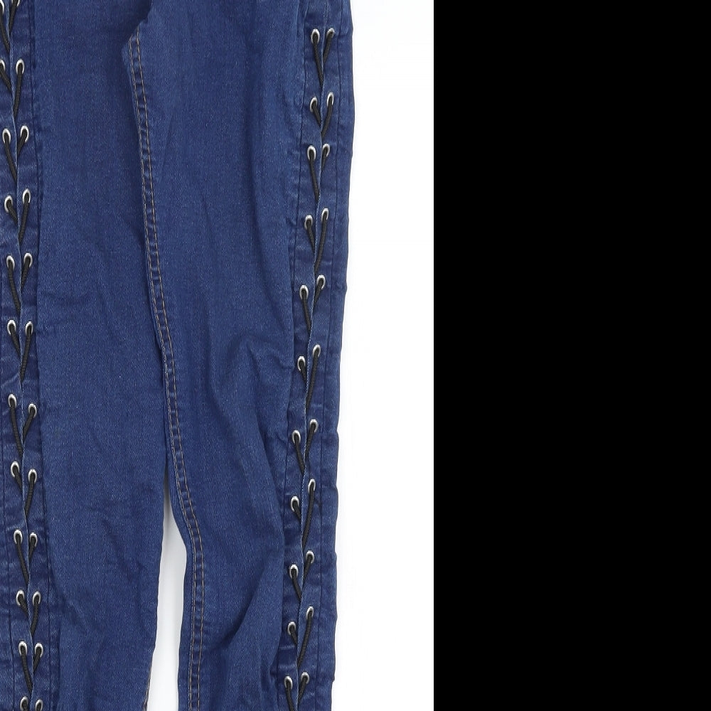 Pep & Co Womens Blue   Skinny Jeans Size 10 L26.5 in