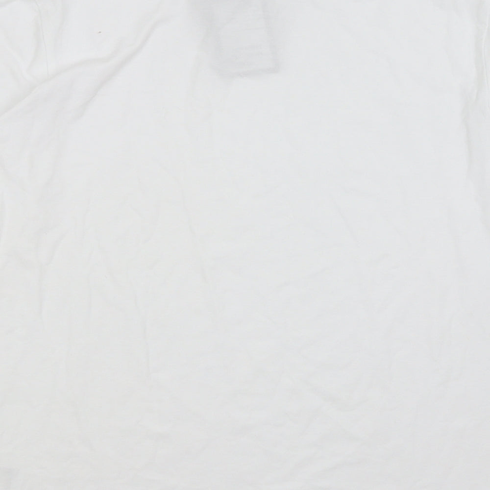 Weekday Mens White    T-Shirt Size M