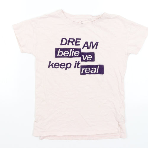 NEXT Girls Pink   Basic T-Shirt Size 9 Years