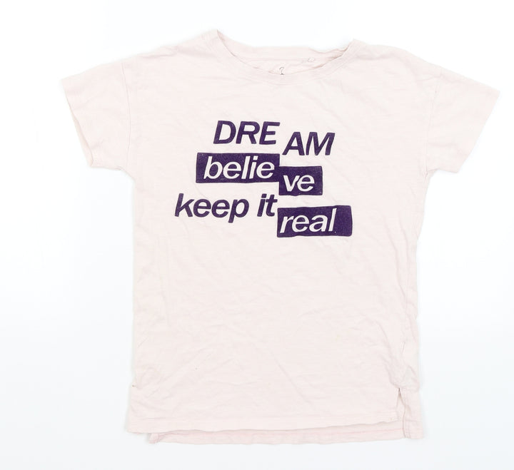 NEXT Girls Pink   Basic T-Shirt Size 9 Years