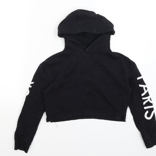 Miss E-vie Girls Black   Pullover Hoodie Size 9-10 Years  - Amour Paris
