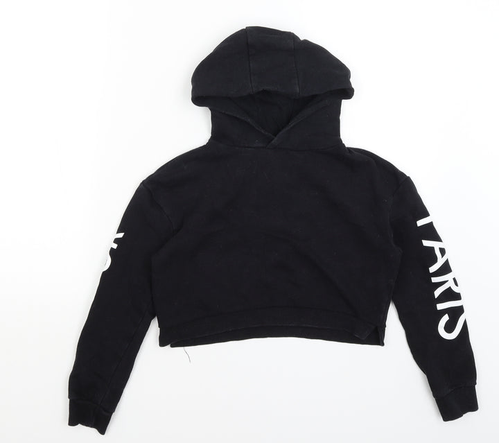 Miss E-vie Girls Black   Pullover Hoodie Size 9-10 Years  - Amour Paris