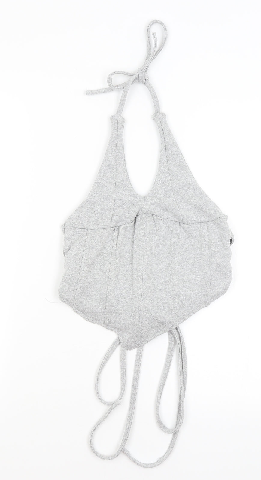 Pretty Little Thing Womens Grey   Cropped Tank Size 4