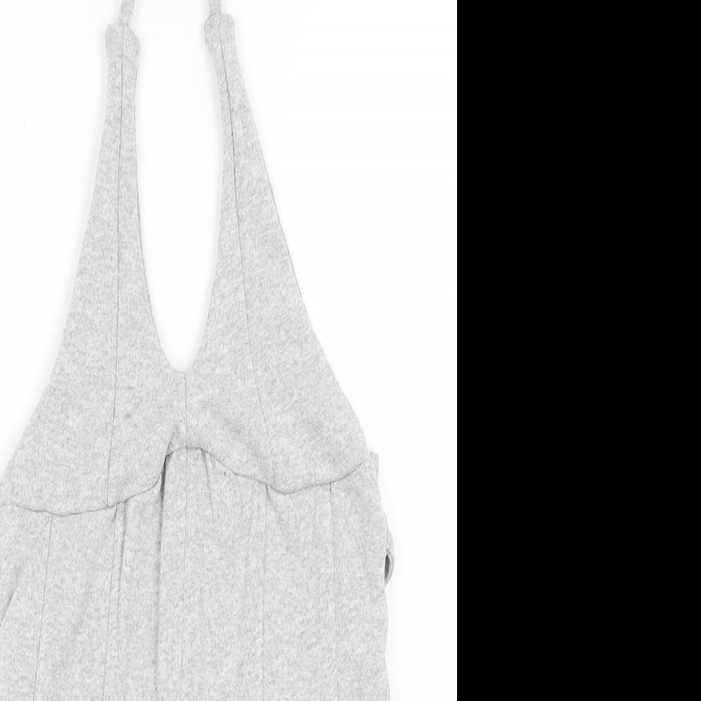 Pretty Little Thing Womens Grey   Cropped Tank Size 4