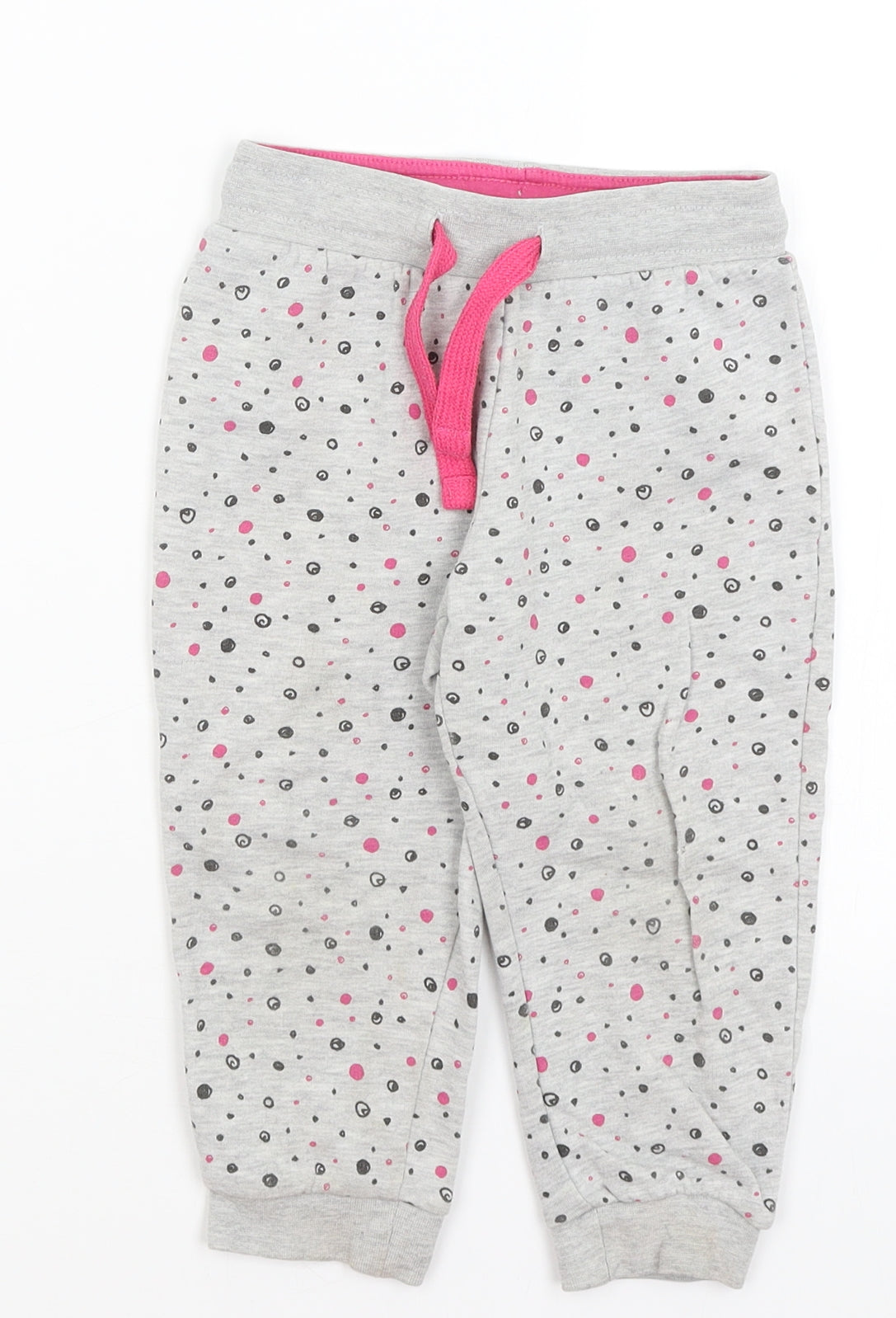 Lupilu Baby Grey Spotted  Jogger Trousers Size 18-24 Months