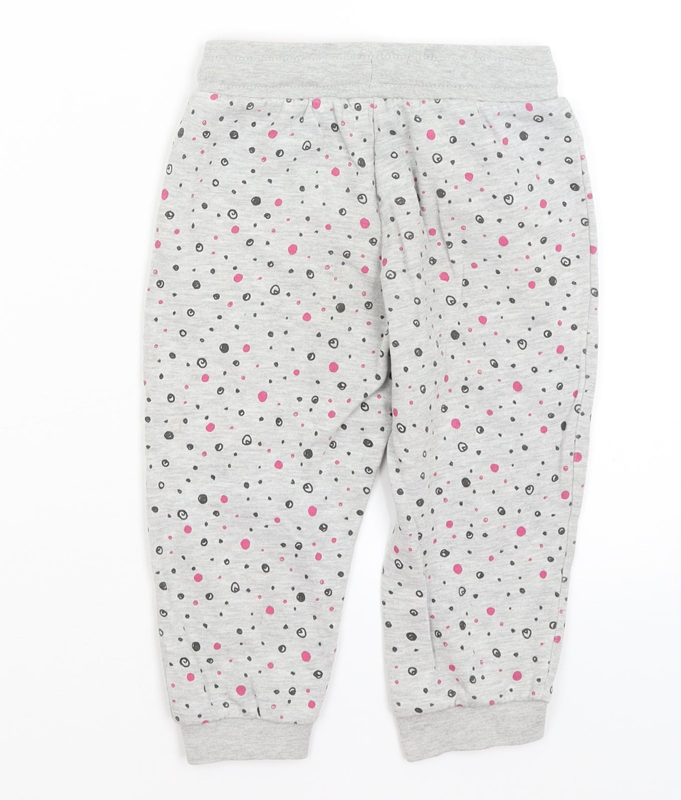 Lupilu Baby Grey Spotted  Jogger Trousers Size 18-24 Months