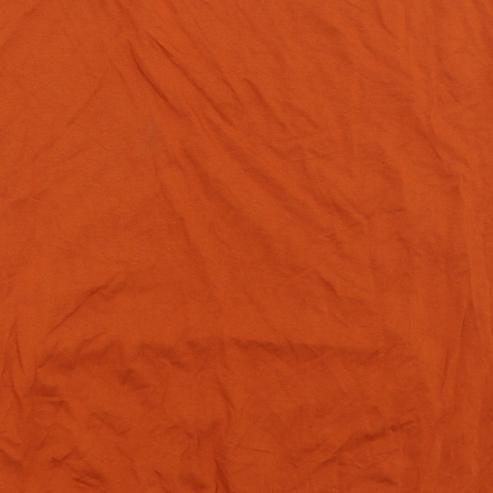 Papaya Womens Orange   Basic T-Shirt Size 16