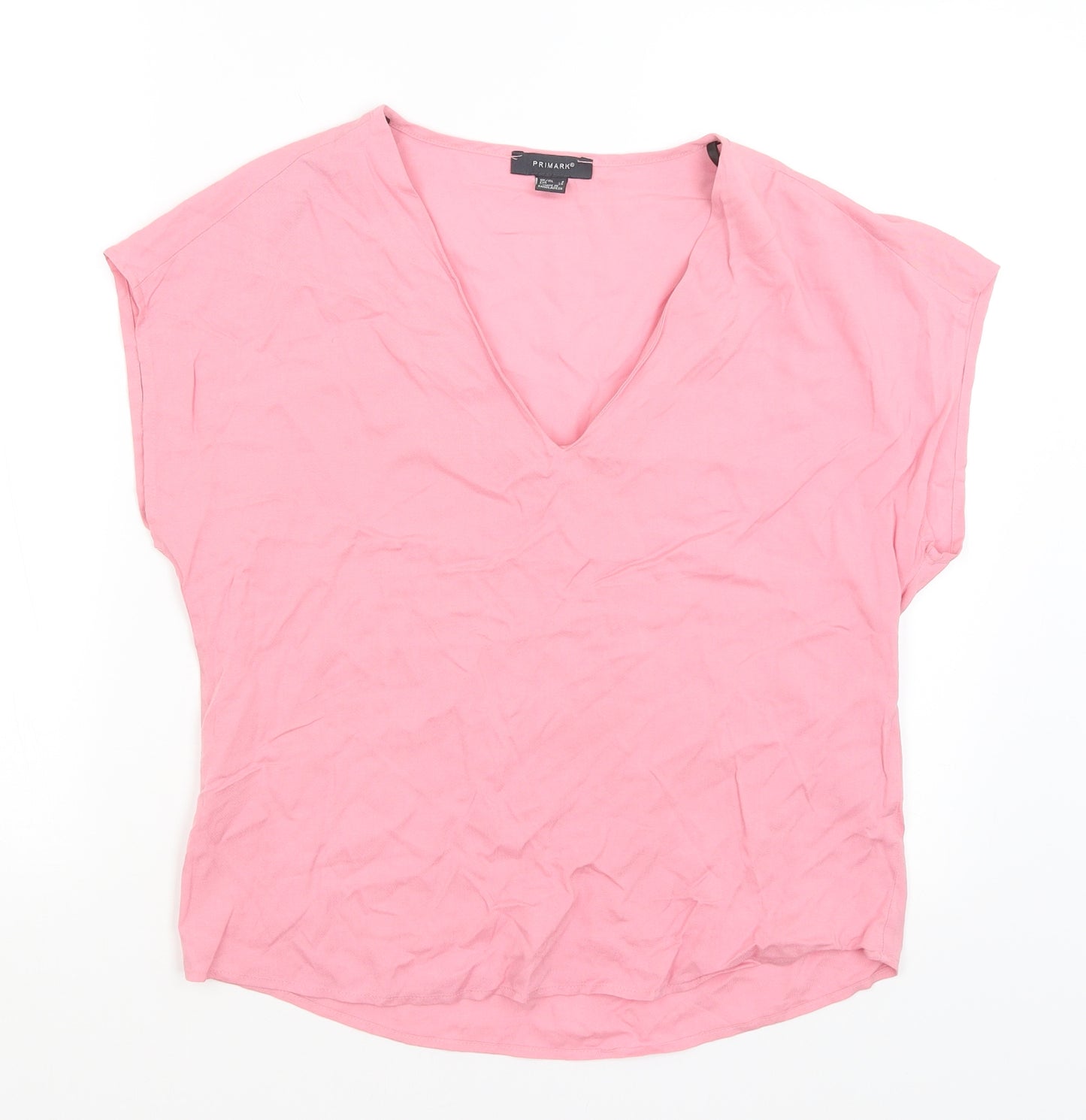 Primark Womens Pink   Basic T-Shirt Size 6