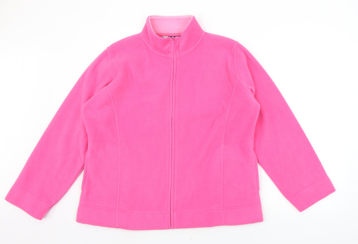 EWM Womens Pink Jacket Coat Size L