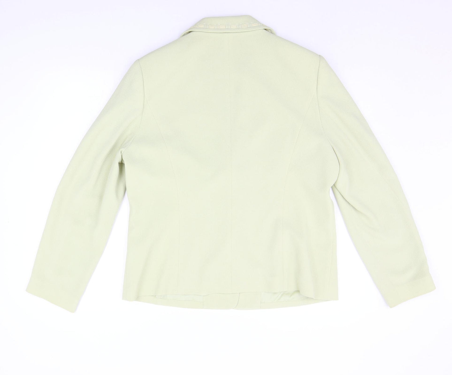 Gold Womens Yellow   Jacket Blazer Size 16
