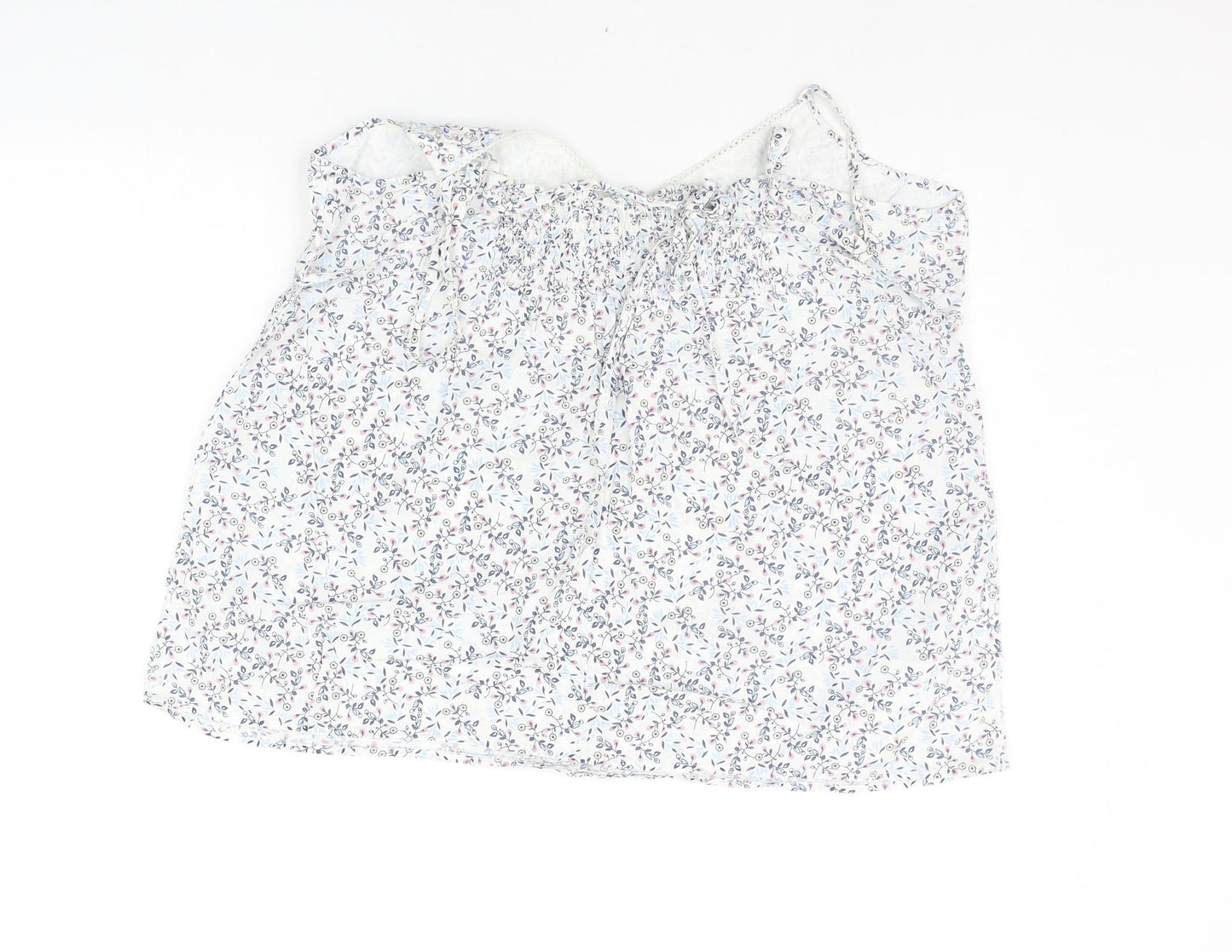 Cheokee Womens White Floral  Basic Blouse Size 18
