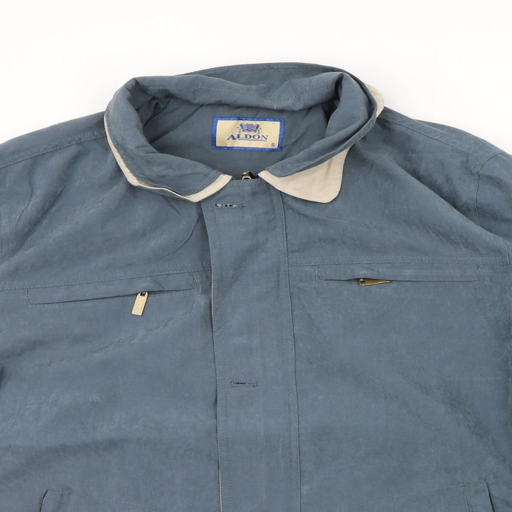 aldon Mens Blue   Jacket Coat Size S