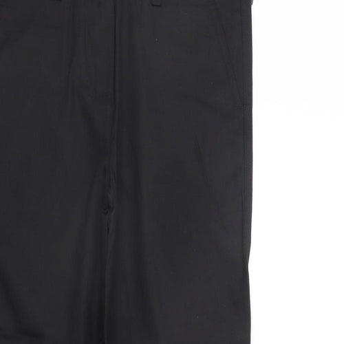 moose Womens Black   Trousers  Size 10 L23 in