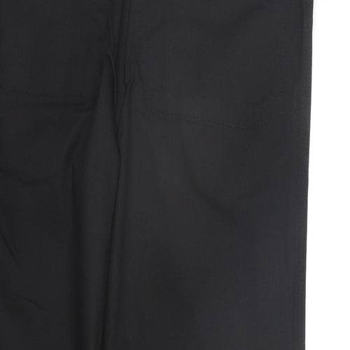 moose Womens Black   Trousers  Size 10 L23 in
