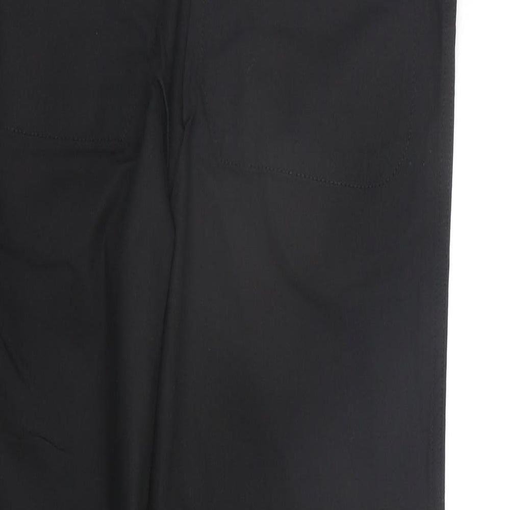 moose Womens Black   Trousers  Size 10 L23 in