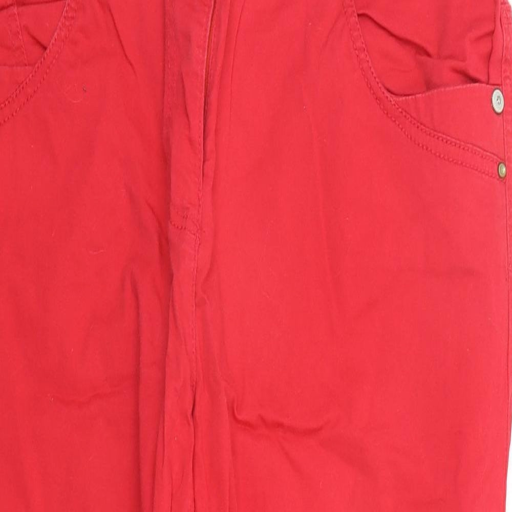 George Womens Red   Trousers  Size 18 L22 in
