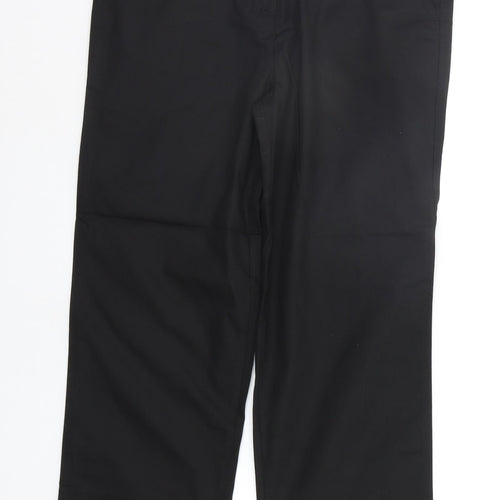 moose Womens Black   Trousers  Size 12 L23 in