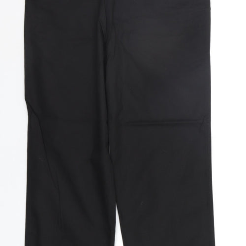 moose Womens Black   Trousers  Size 12 L23 in