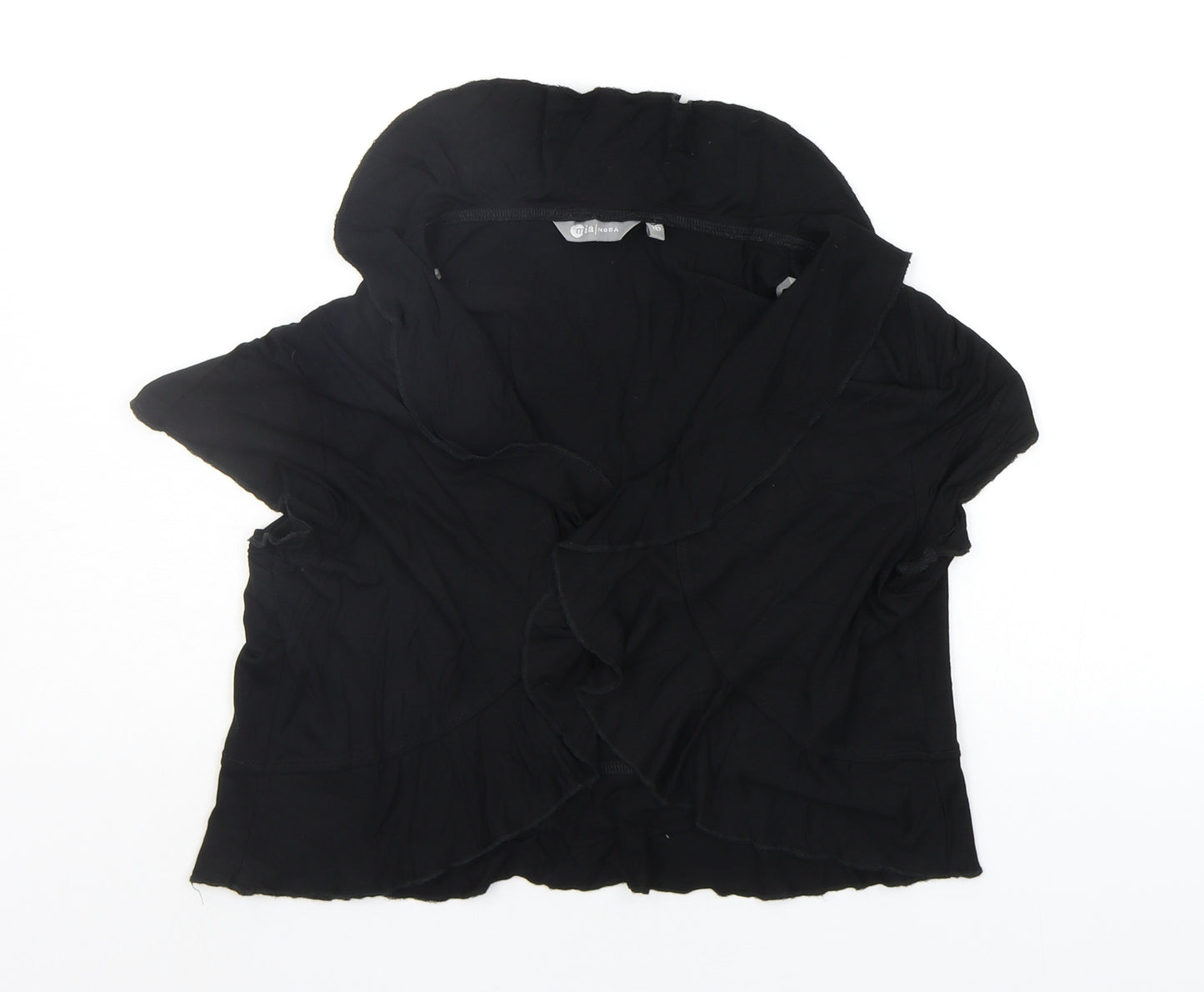 Mia Moda Womens Black   Cardigan Jumper Size 16
