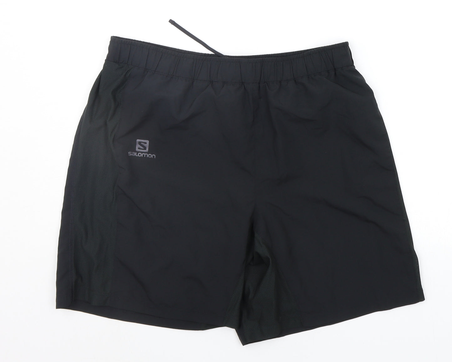 soloman Mens Black   Sweat Shorts Size L