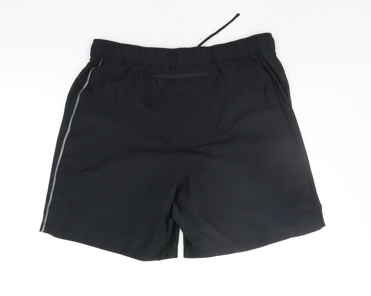 soloman Mens Black   Sweat Shorts Size L