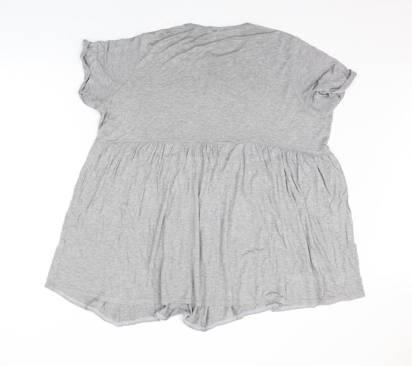 PRETTYLITTLETHING Womens Grey   Basic T-Shirt Size 8