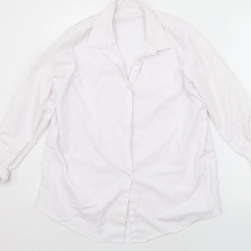 George Girls White   Basic Button-Up Size 15-16 Years