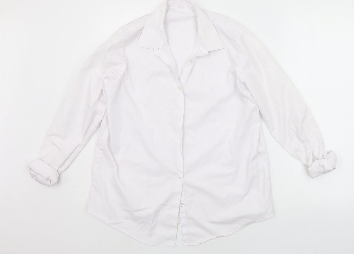 George Girls White   Basic Button-Up Size 15-16 Years