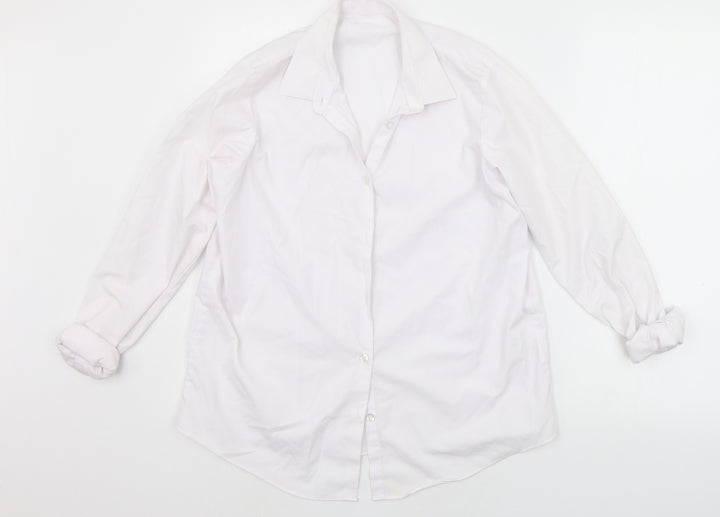 George Girls White   Basic Button-Up Size 15-16 Years
