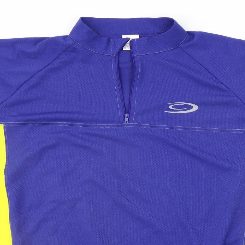 Crane Sports Womens Blue   Basic T-Shirt Size XL