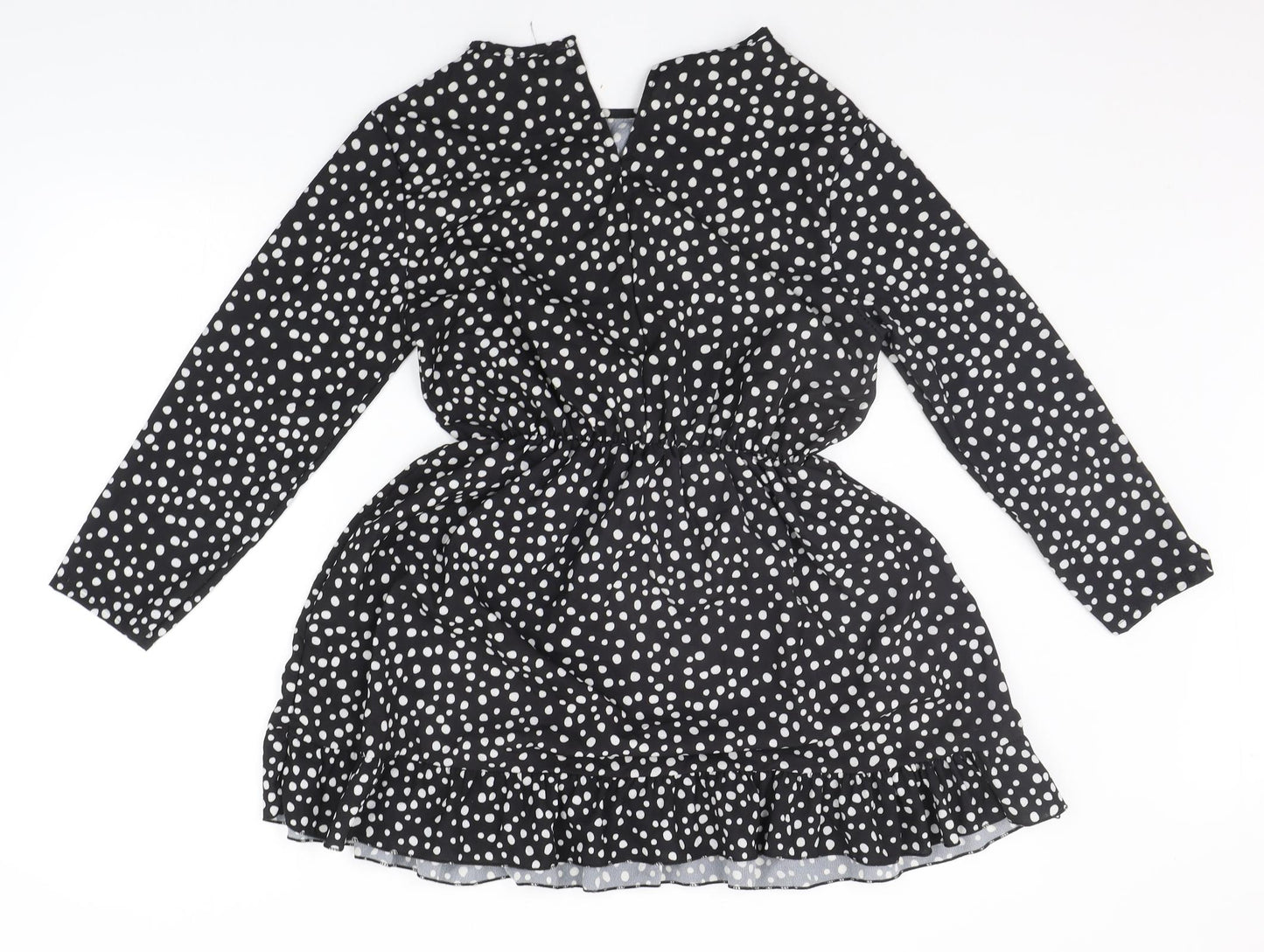 I SAW IT FIRST Womens Black Plaid  A-Line  Size 8
