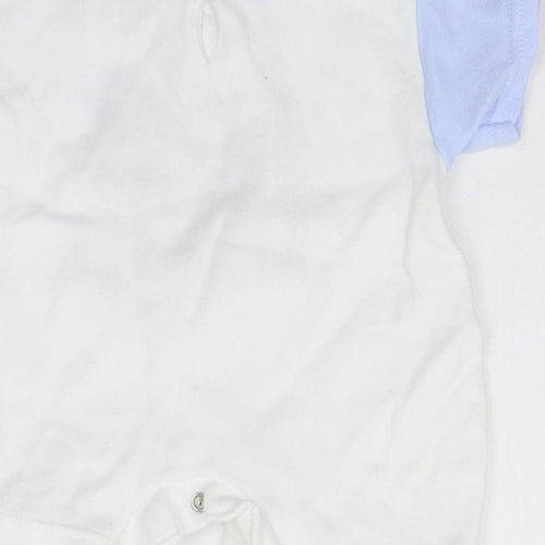 pex Baby White   Babygrow One-Piece Size 3-6 Months  - CAR